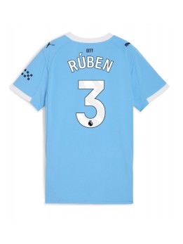Manchester City Ruben Dias #3 Replika Hemmakläder Dam 2025-26 Kortärmad